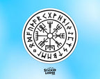 Viking Compass Vegvisir Rune Amulet Vinyl Sticker