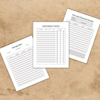 Financial Planner Digital Downloads