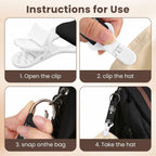 dcdcee Hat Clip Travel Accessory for Bags Backpacks Luggage Skull 1