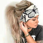 Unique Design Women's Summer Hair Bands Print Headband Stylish Cross Turban Bandanas Hair Accessories Headwrap Headwear Gift
