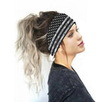 Unique Design Women's Summer Hair Bands Print Headband Stylish Cross Turban Bandanas Hair Accessories Headwrap Headwear Gift