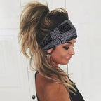 Unique Design Women's Summer Hair Bands Print Headband Stylish Cross Turban Bandanas Hair Accessories Headwrap Headwear Gift