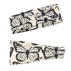 Unique Design Women's Summer Hair Bands Print Headband Stylish Cross Turban Bandanas Hair Accessories Headwrap Headwear Gift