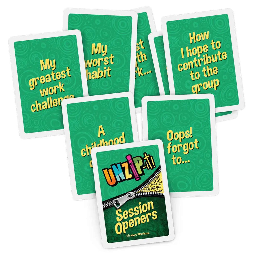 UNZIP-it! Set Conversation Starters