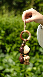 "Earth Song" Wood Ring Charm