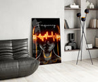 Frequency Glass Wall Art