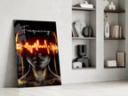 Frequency Glass Wall Art